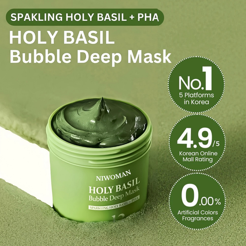 NIWOMAN - Holy Basil Bubble Deep Mask™
