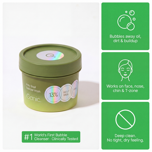 Ganic™ - Holy Basil Bubble Deep Mask