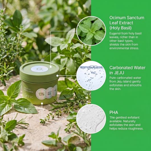 Ganic™ - Holy Basil Bubble Deep Mask
